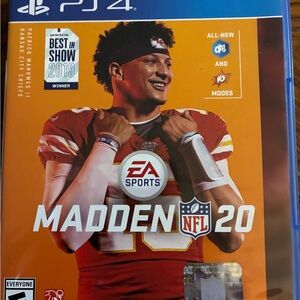 Madden NFL 20 for PS4 - - Red Cover